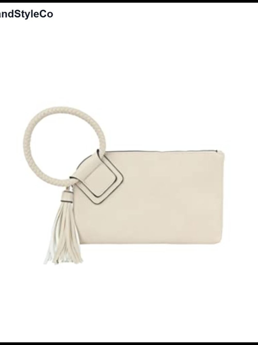 Vegan Faux Leather Clutch Wristlet Evening Bag Purse Wallet for Women